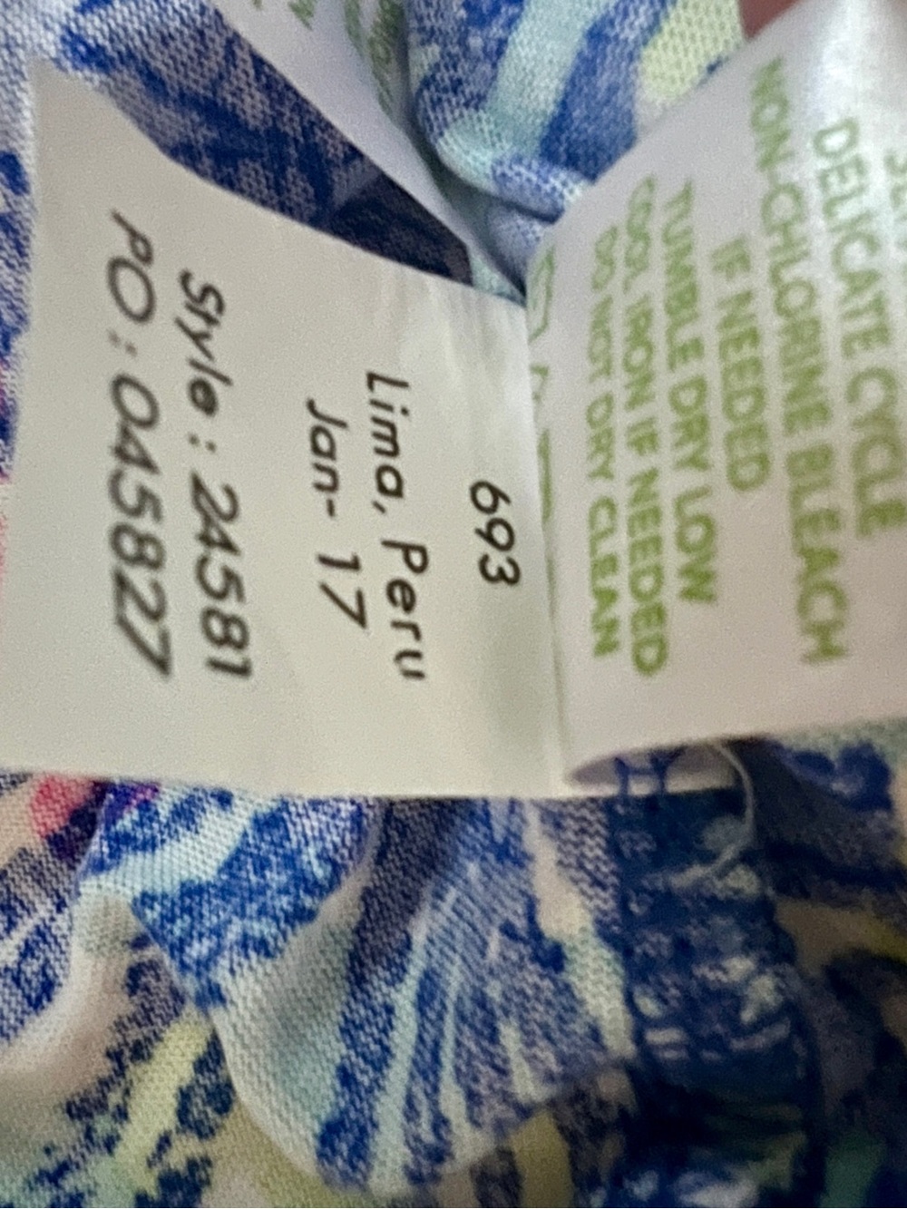 Lilly Pulitzer Amina V-neck Blue Multi Paisley Print Sleeveless Dress Size Small - Picture 13 of 13